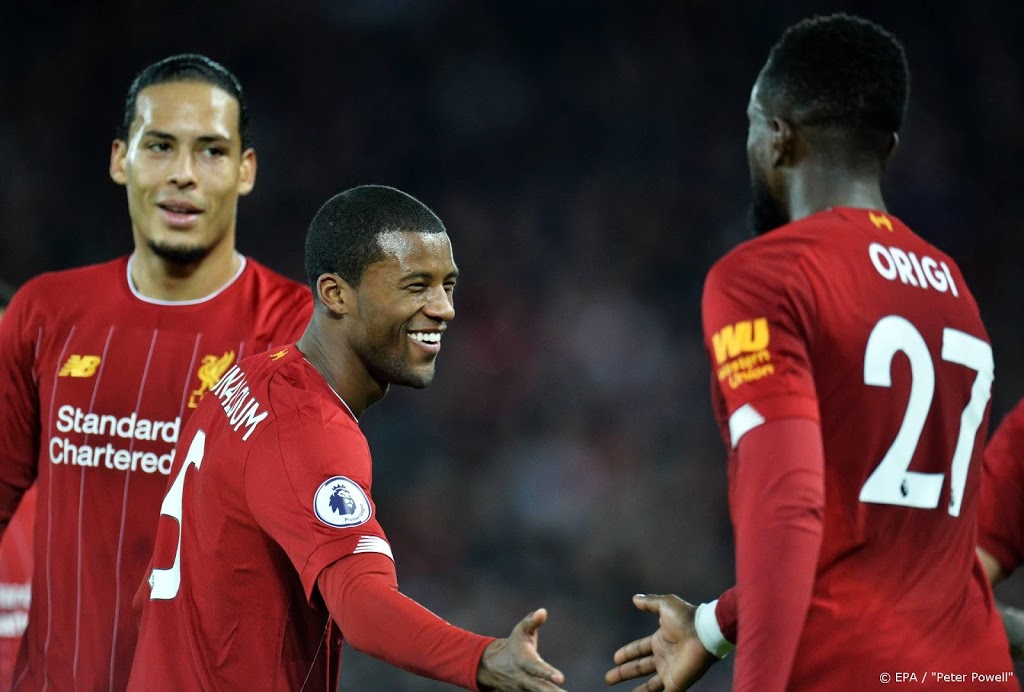 Wijnaldum met Liverpool naar Salzburg