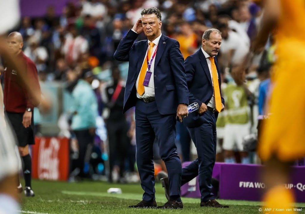 Bondscoach Van Gaal: na twee missers houdt het op