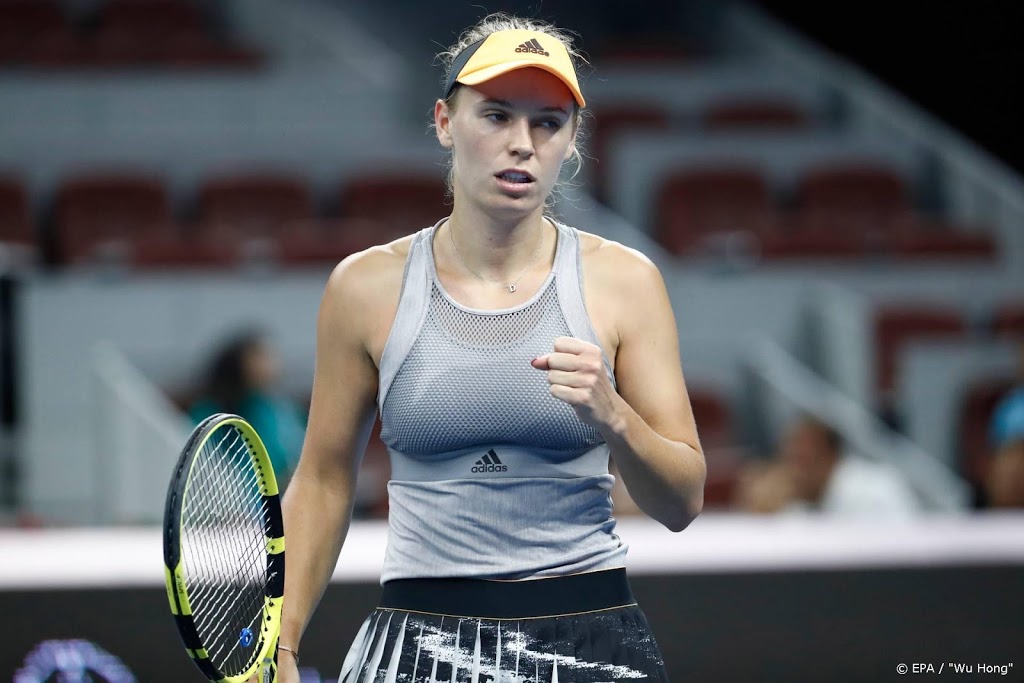 Tennisster Wozniacki voorkomt drie op rij van Görges