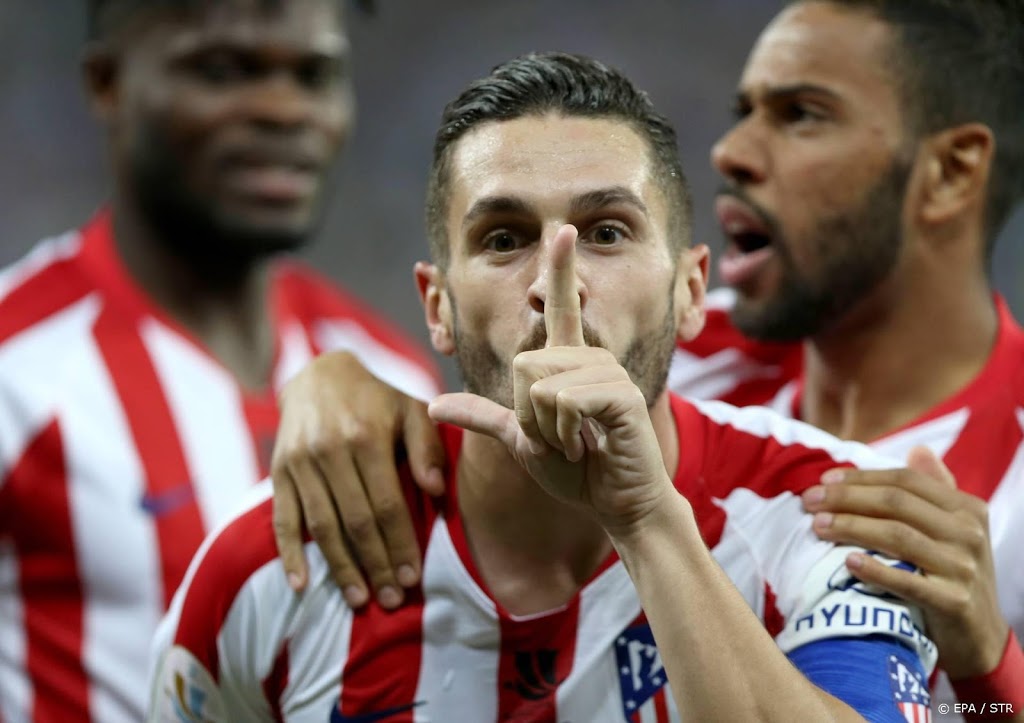 Atlético mist aanvoerder Koke in finale Supercup