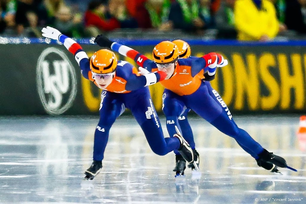 EK-zilver schaatssters op teamsprint in Thialf