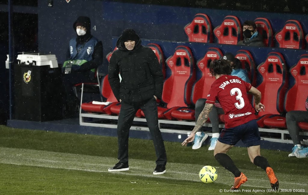 Zidane: dit was geen wedstrijd, het had afgelast moeten worden