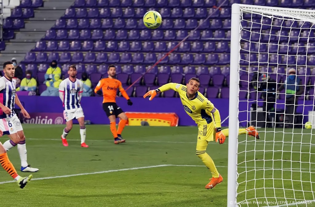 Kostbare zege Valencia bij Real Valladolid
