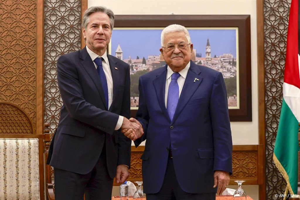 Minister Blinken beklemtoont steun VS voor Palestijnse staat