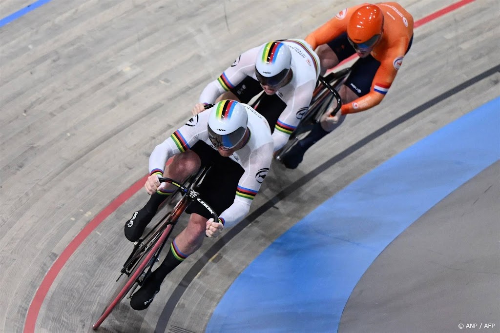 Beste tijd teamsprinters in kwalificaties bij EK baanwielrennen