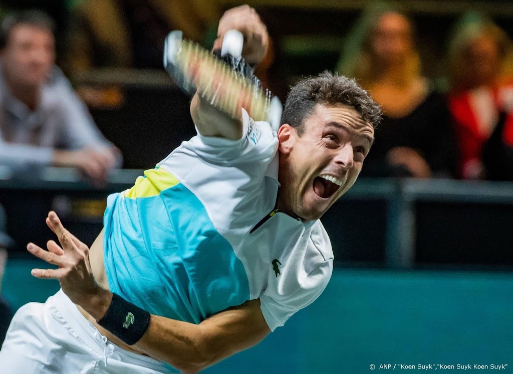 Tennisser Bautista Agut ronde verder in Ahoy