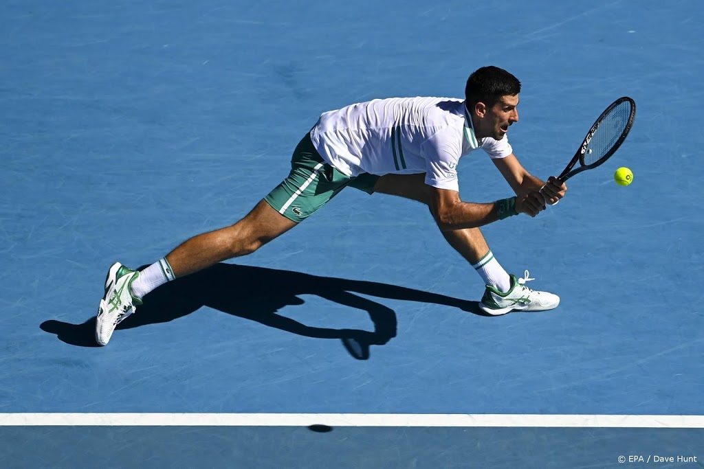 Tennisser Djokovic naar derde ronde in Melbourne