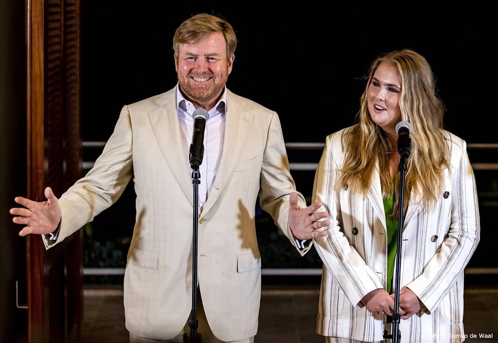 Koning maakte zich op eilanden geen zorgen om veiligheid dochter