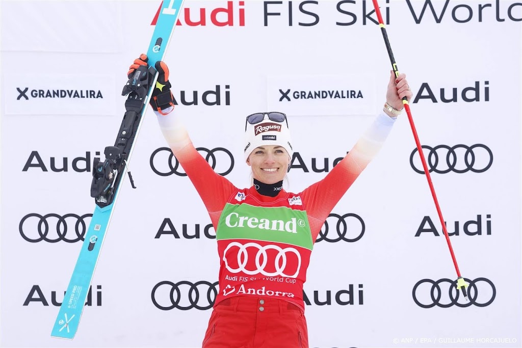 Skiester Gut verdrijft Shiffrin als leider in de wereldbeker