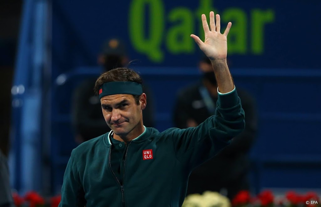 Federer wint nipt bij rentree in Doha na langdurige absentie    