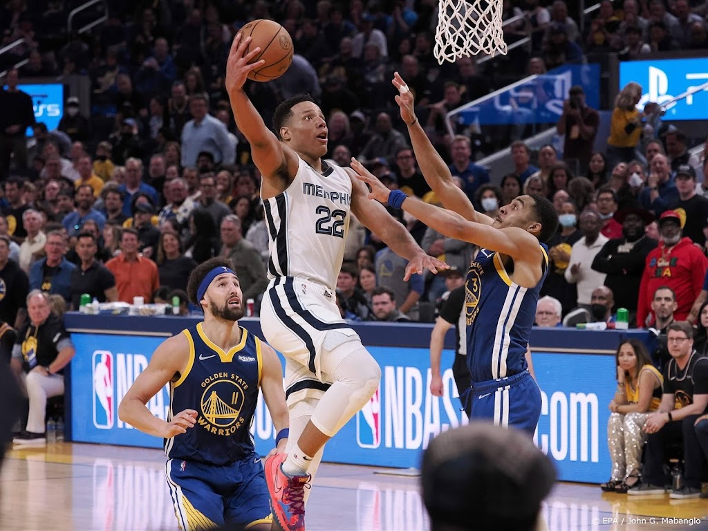 Basketballers van Memphis Grizzlies te sterk voor de Warriors