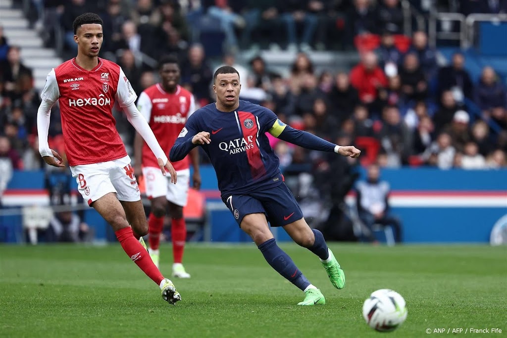 Koploper PSG verspeelt punten tegen Stade de Reims