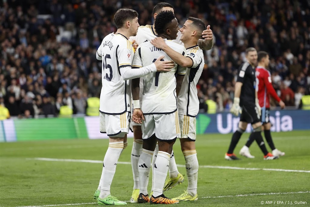 Koploper Real Madrid verslaat ook RC Celta