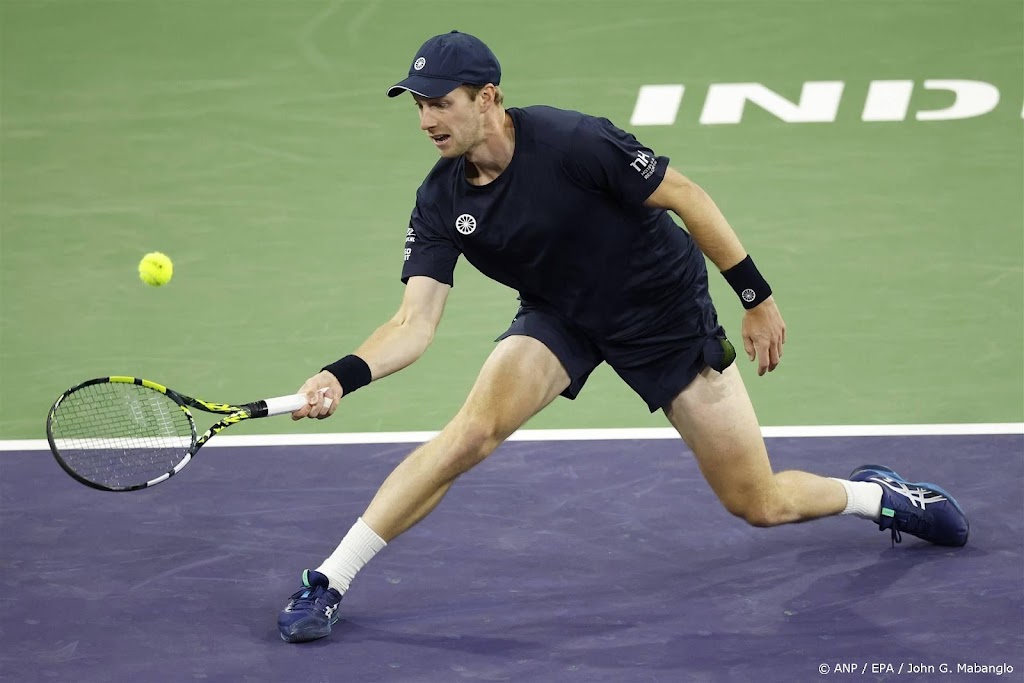 Van de Zandschulp kan niet nogmaals stunten op Indian Wells