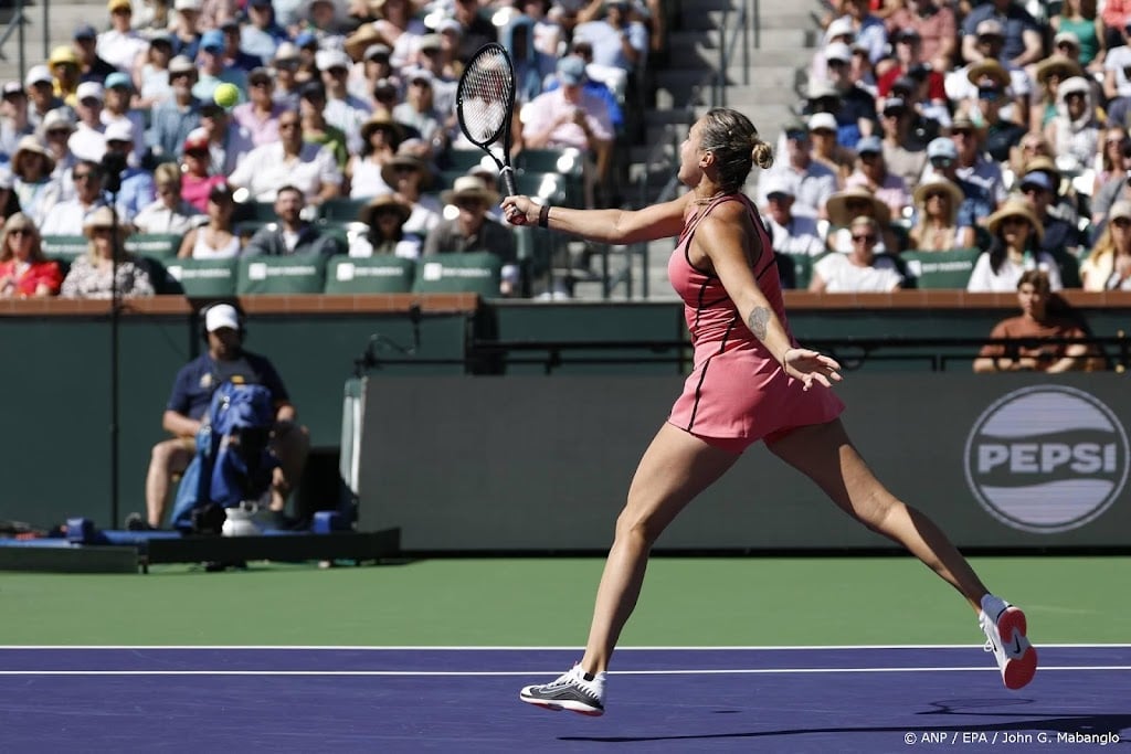 Sabalenka ten koste van Osaka naar kwartfinale Indian Wells