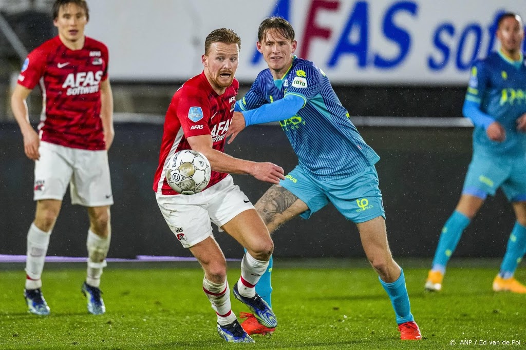 AZ blijft met zege op Sparta (2-0) in de race voor tweede plaats