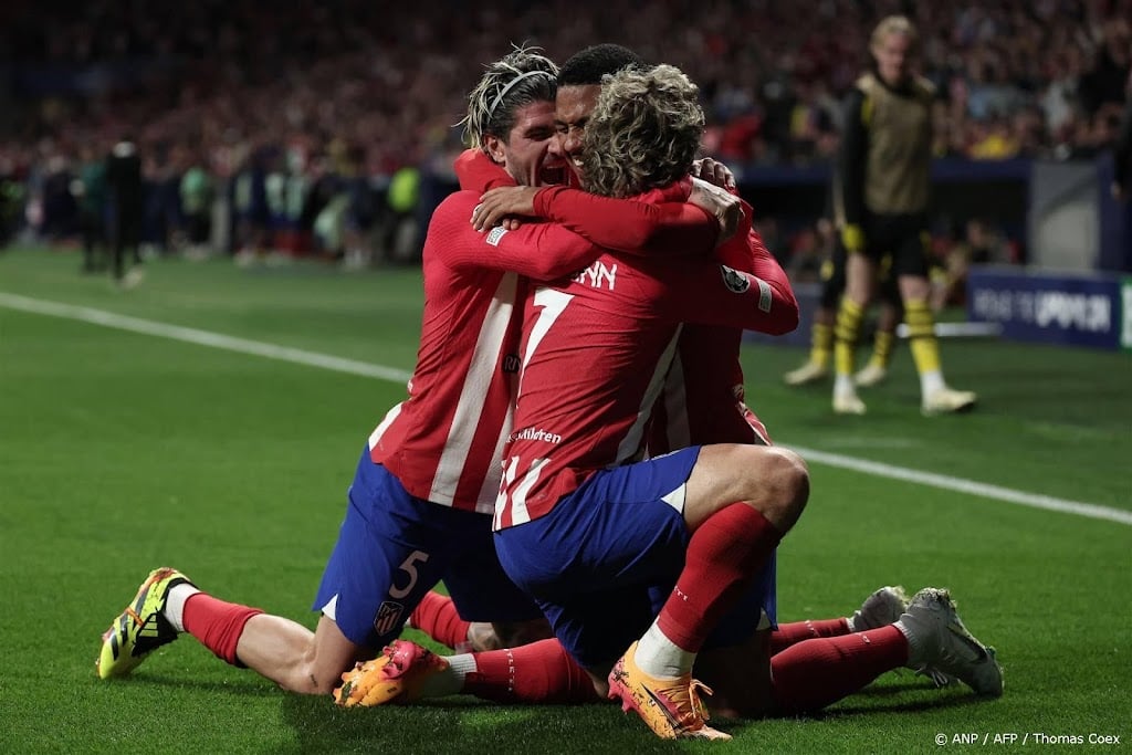 Atlético wint eerste kwartfinale tegen Borussia Dortmund met 2-1