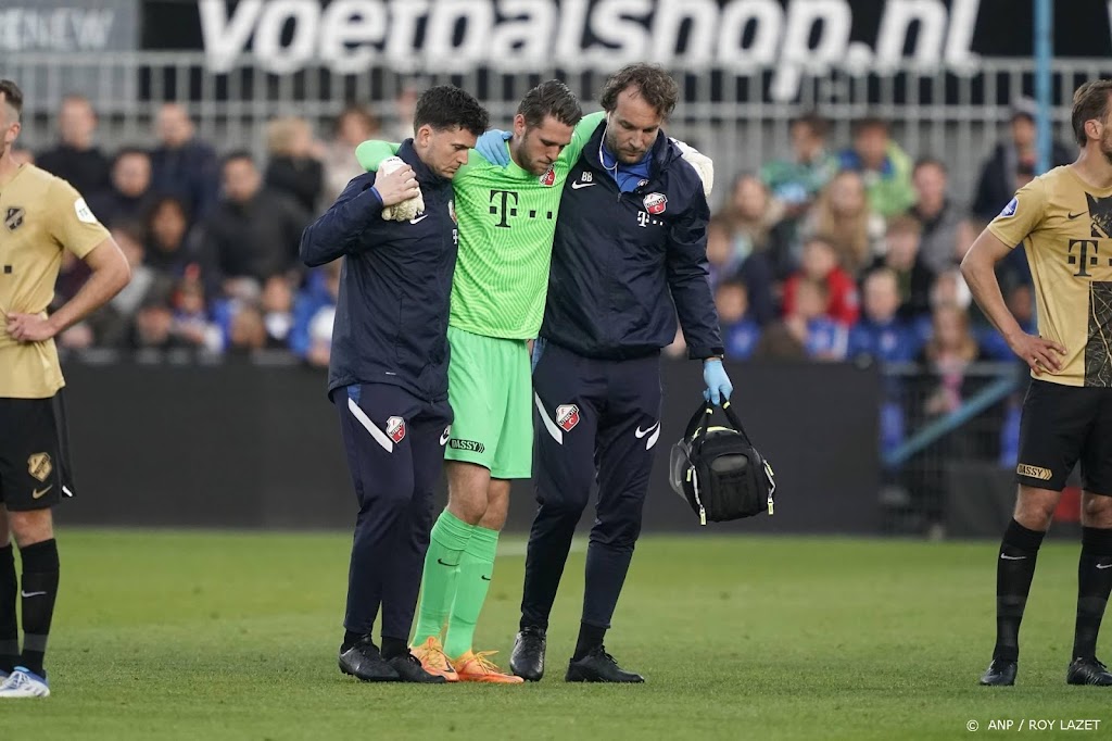 Doelman De Keijzer mist door blessure rest seizoen FC Utrecht