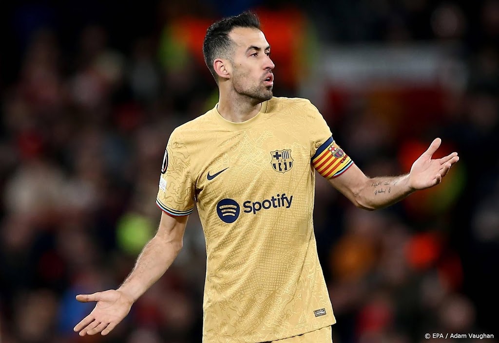 Clubicoon Busquets verlaat FC Barcelona na dit seizoen