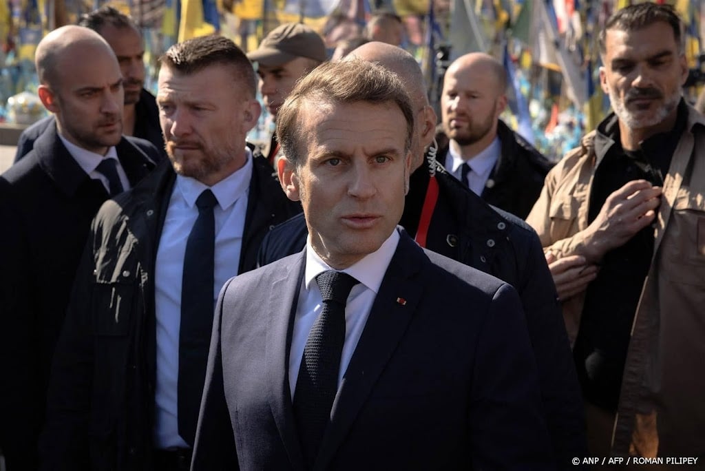 Macron: VS zullen staakt-het-vuren in Oekraïne monitoren
