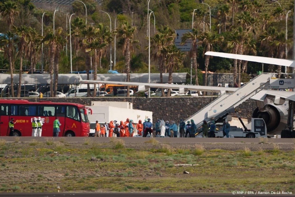 Spaanse evacués cruiseschip aangekomen in Madrid