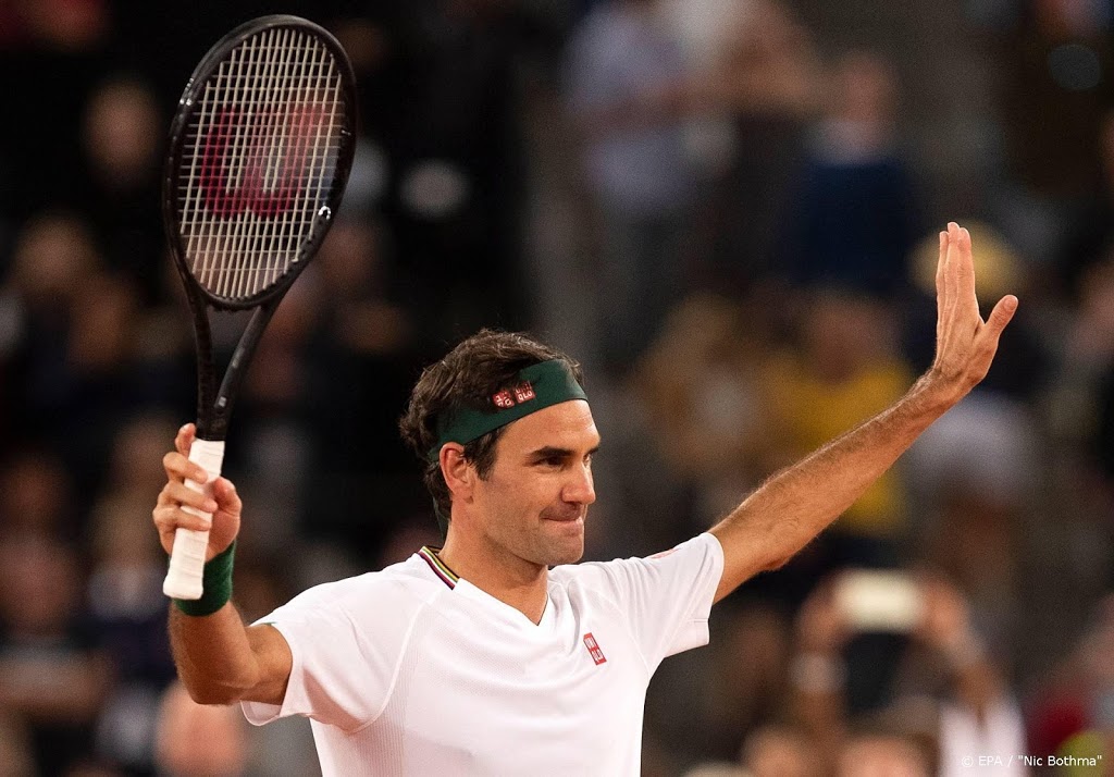 Federer pas in 2021 weer in actie wegens knieblessure
