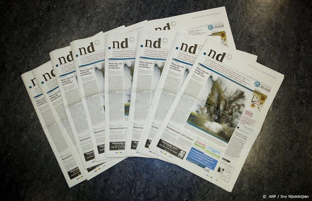 Duizenden kranten Nederlands Dagblad niet gedrukt door storing