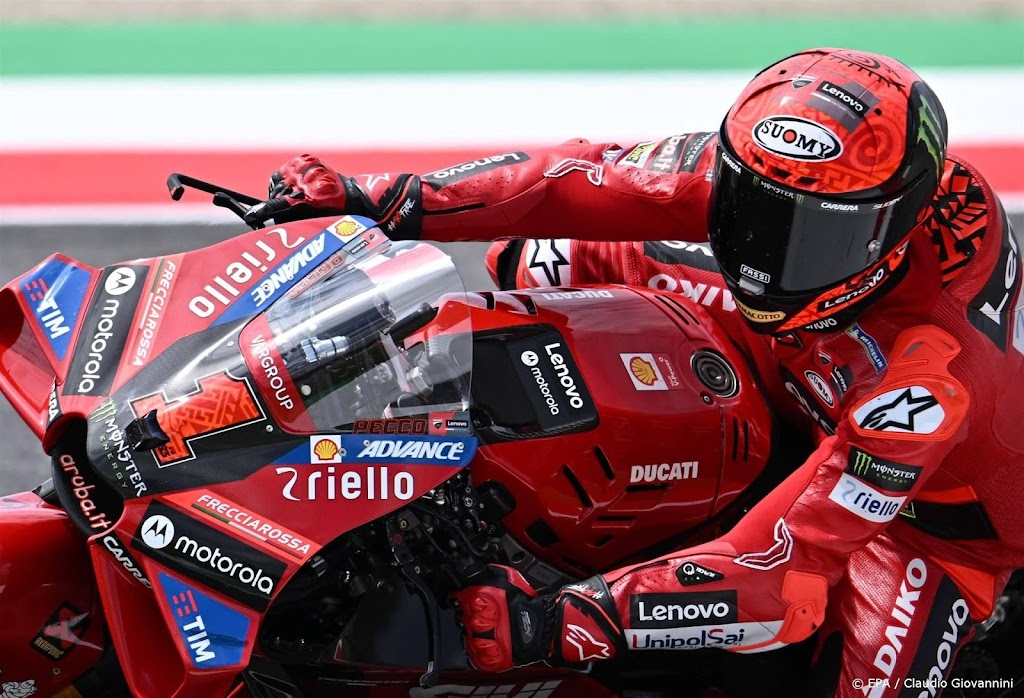 Italiaan Bagnaia start MotoGP in eigen land vanaf pole