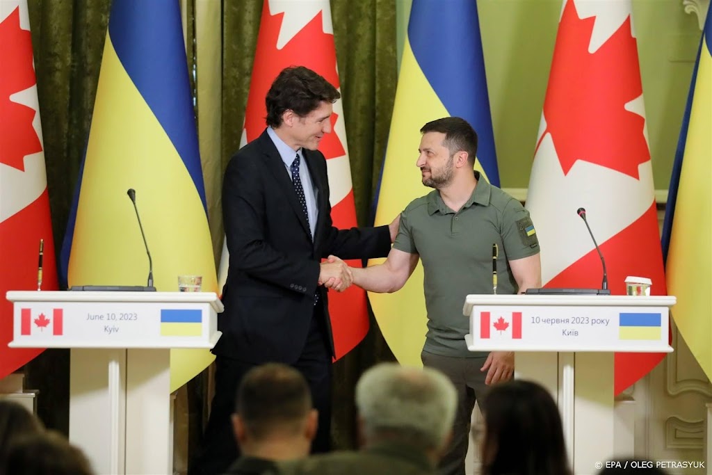 Trudeau belooft meer Canadese steun voor Kyiv tijdens bezoek