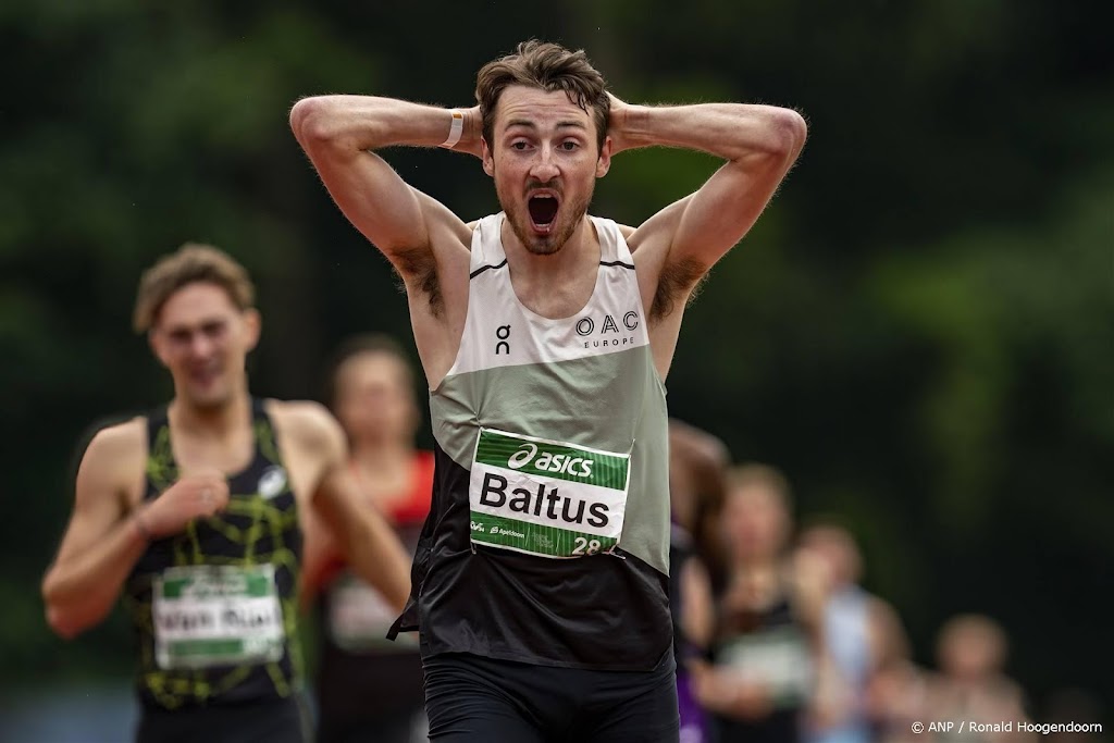 EK-debutant Baltus uitgeschakeld op 1500 meter na struikeling