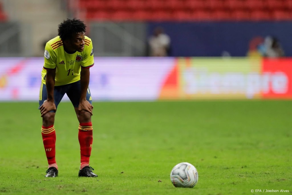 Voetballers Colombia eindigen als derde op Copa América