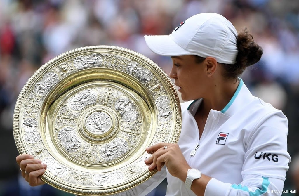 Barty noemt titel op Wimbledon een wonder en een droom