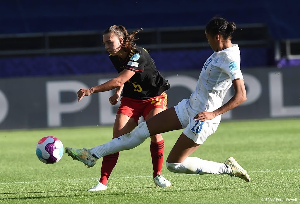 Belgische voetbalsters in eerste groepsduel gelijk tegen IJsland