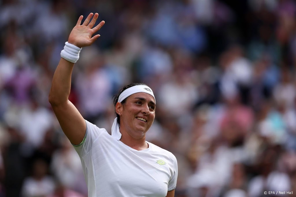 Jabeur voor derde jaar op rij naar kwartfinales Wimbledon