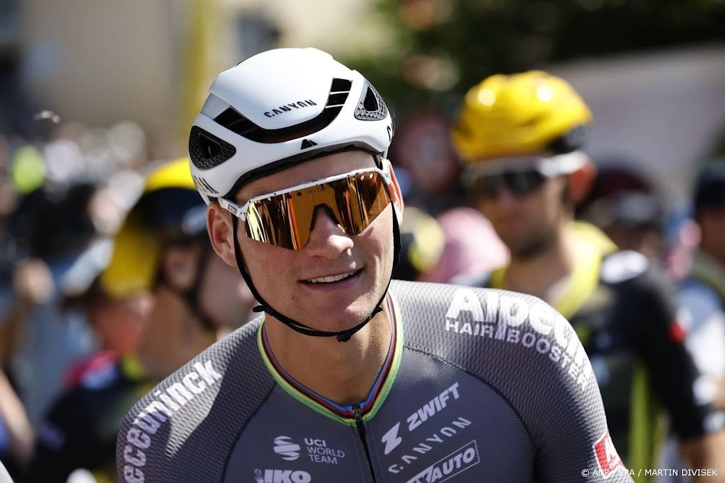 Van der Poel herovert gele trui in Tour, ritzege voor Ier Healy