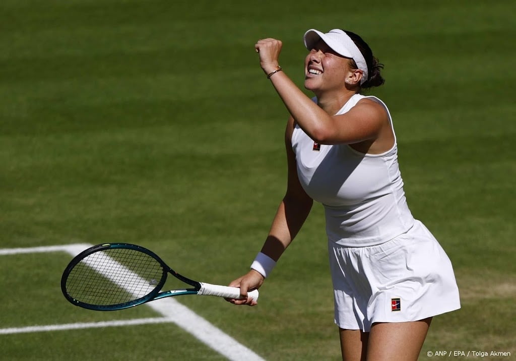 Tennisster Anisimova houdt Sabalenka uit finale Wimbledon