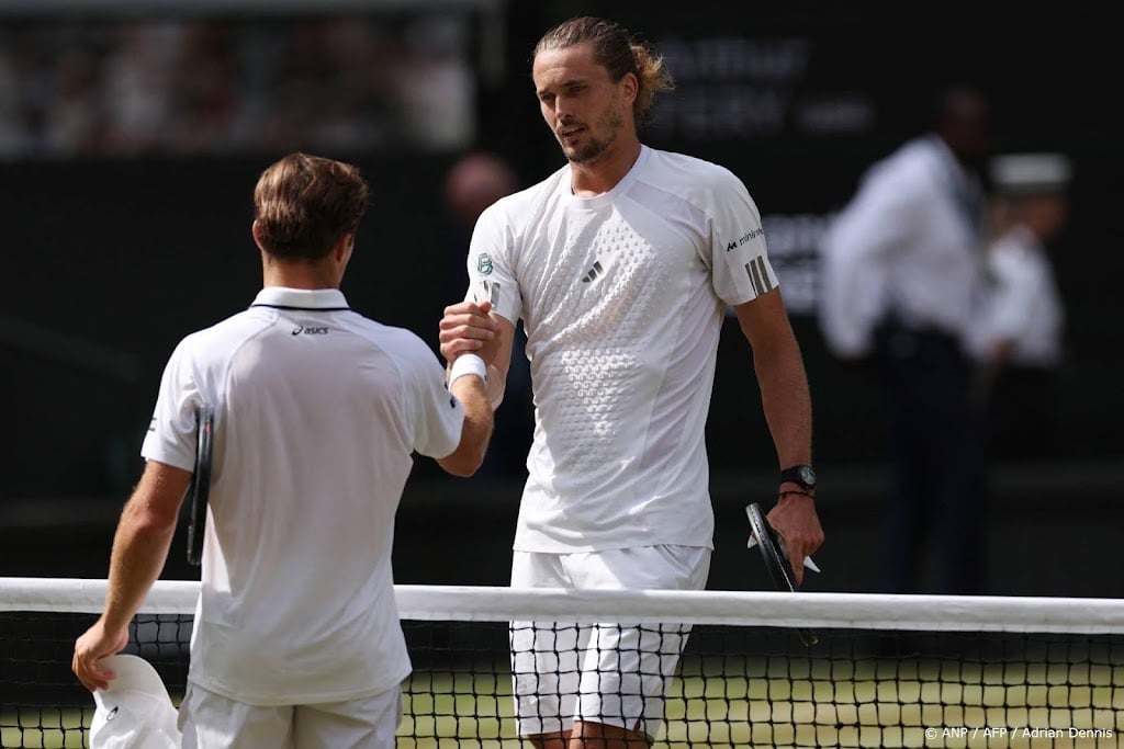 Zverev verslaat Fery en bereikt voor het eerst Wimbledonfinale