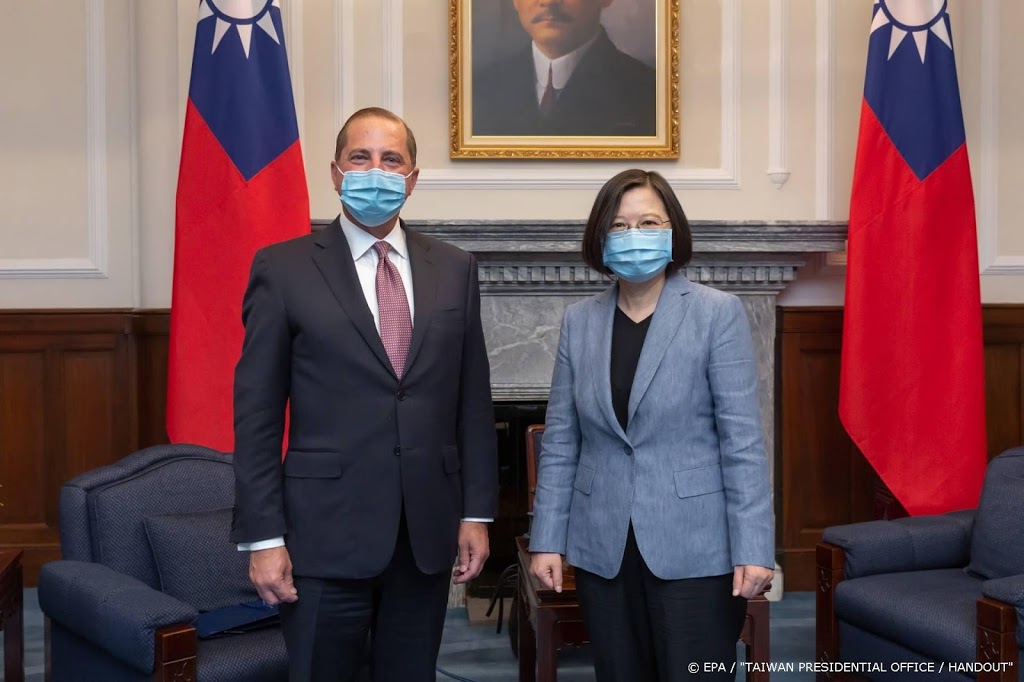 Taiwan: Chinese vliegtuigen verjaagd tijdens bezoek minister VS