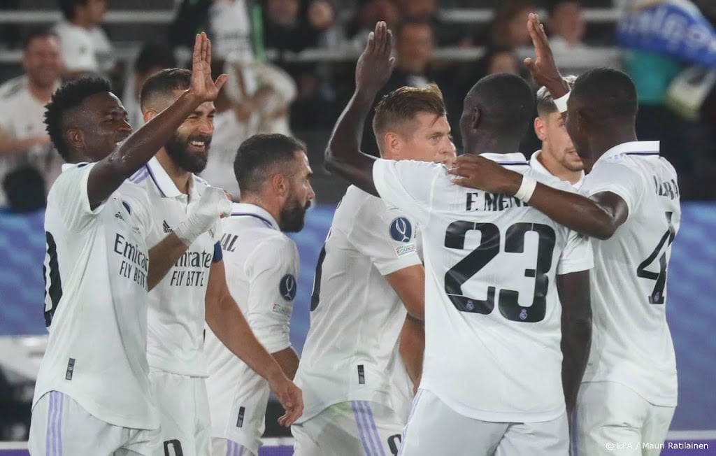 Real Madrid verslaat Frankfurt en wint opnieuw Europese Supercup