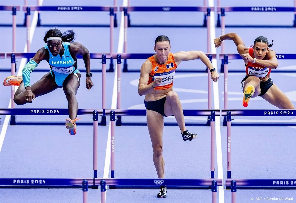 Visser mist op 7 honderdsten olympisch brons op 100 meter horden
