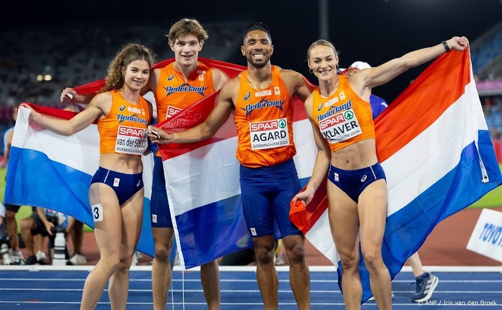 Weer brons voor gemengde estafetteploeg op EK atletiek