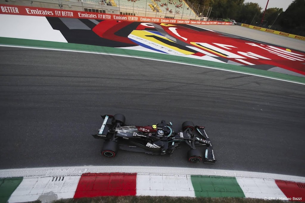 Bottas start achteraan in GP Italië na gridstraf 