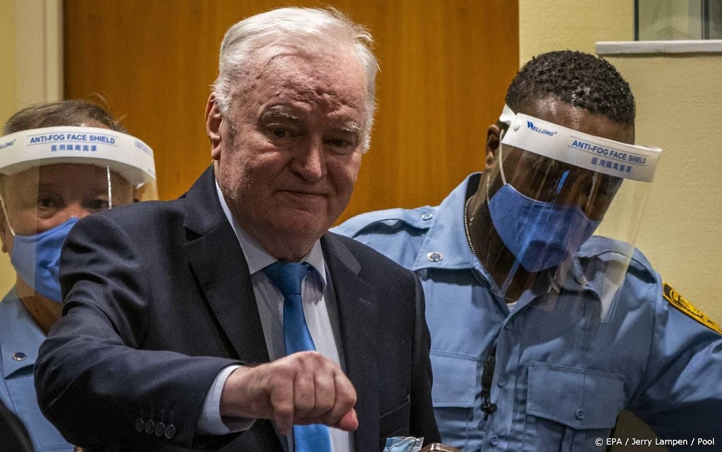 Zoon: Mladic ernstig ziek opgenomen in Haags ziekenhuis