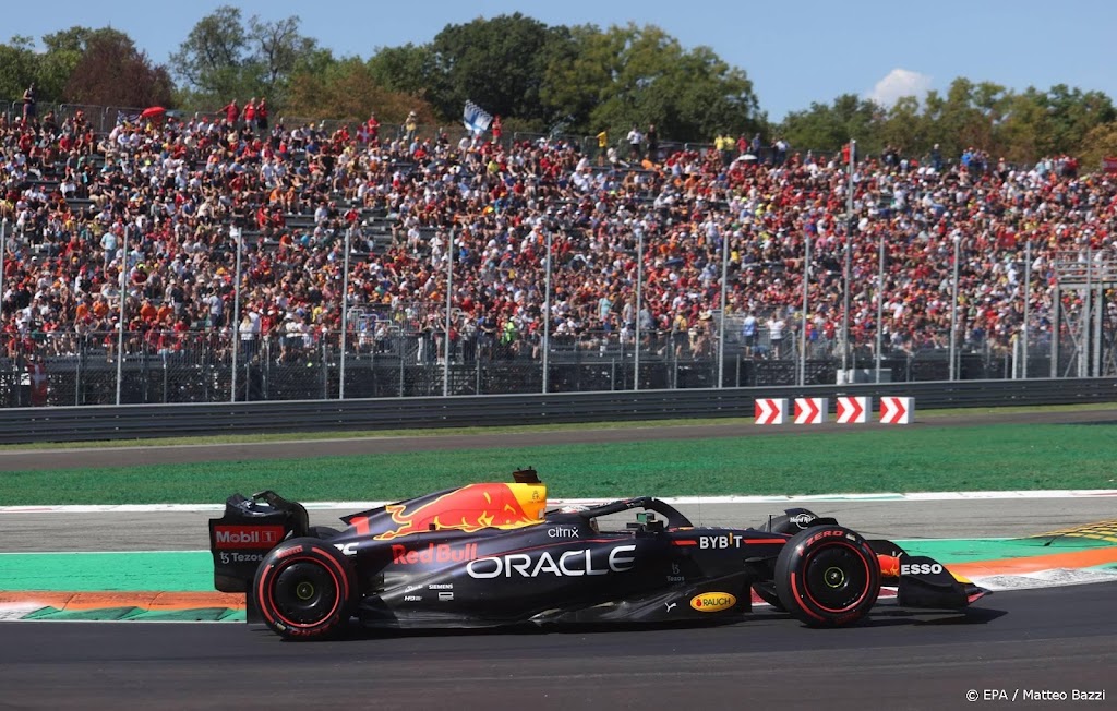 Verstappen tweede achter Leclerc in kwalificatie voor GP Italië