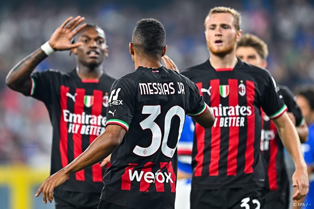 AC Milan met tien man langs Sampdoria