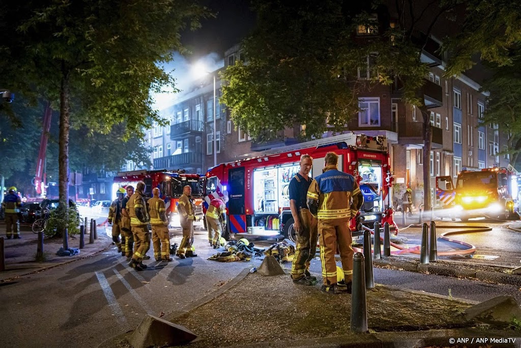 Grote brand in Rotterdams gebouw onder controle 