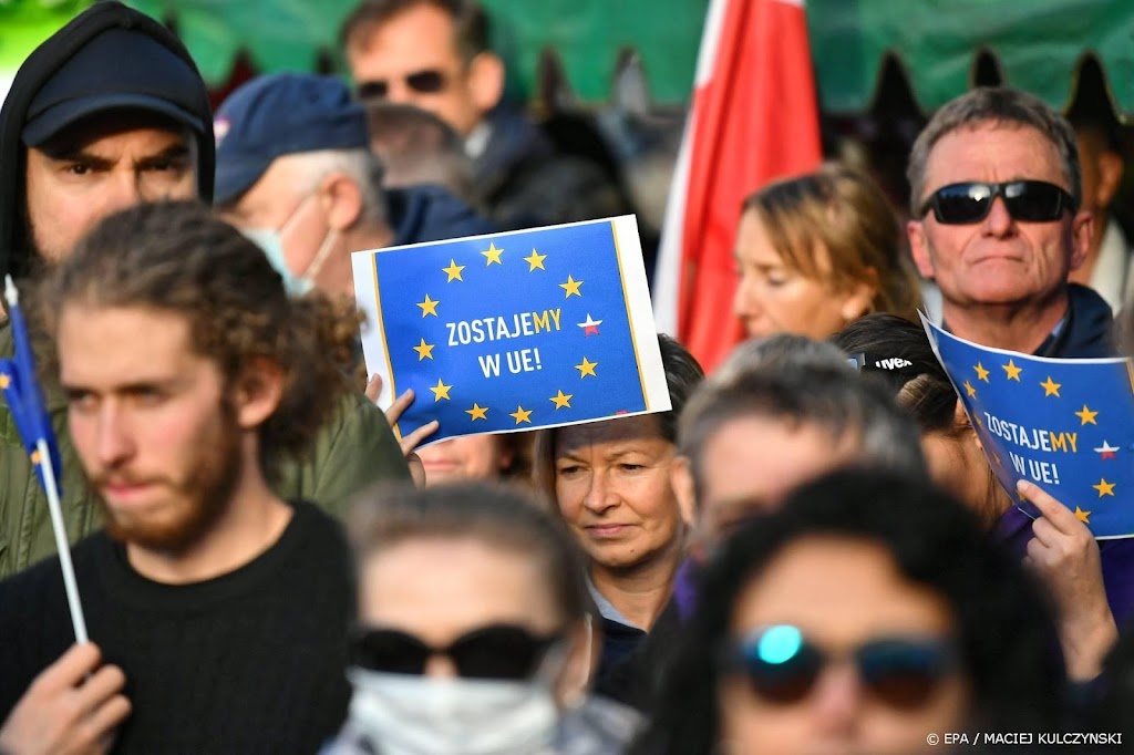 Polen demonstreren tegen regering en anti-Europese uitspraken  