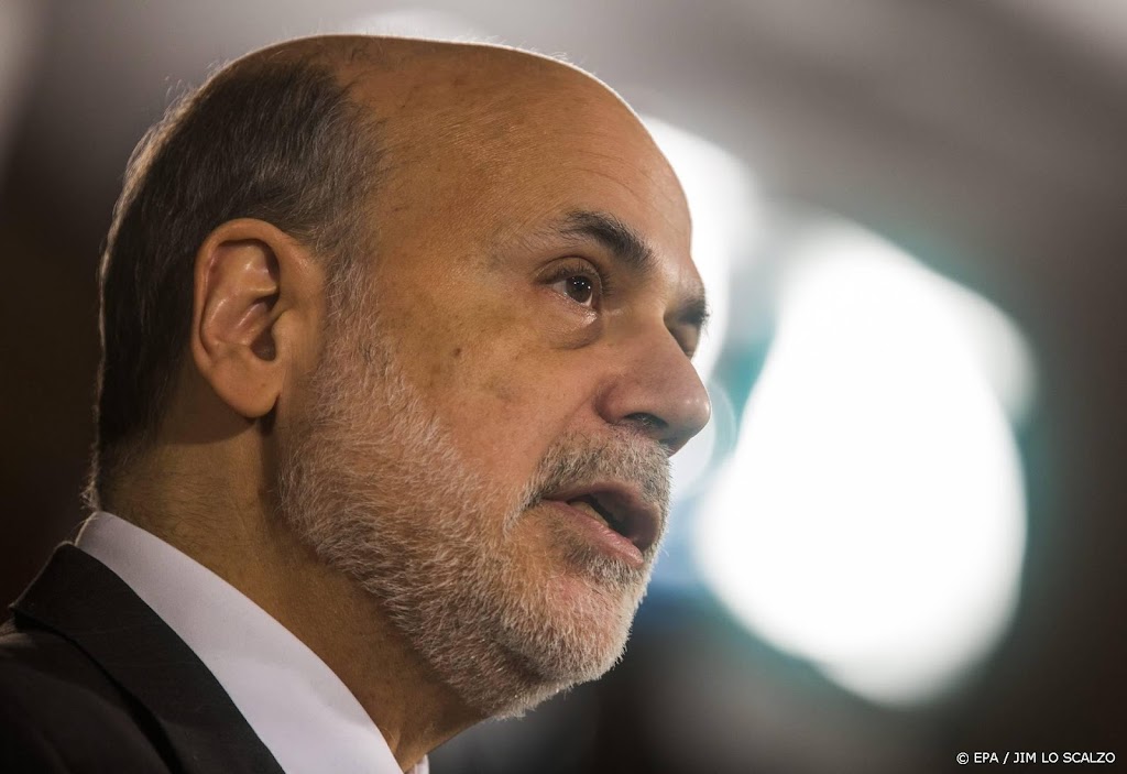 Voormalig Fed-president Ben Bernanke wint Nobelprijs Economie