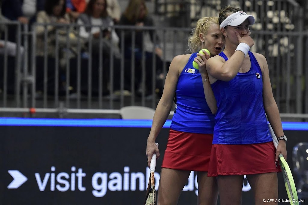 Tsjechische tennissters naar halve finale Billie Jean King Cup