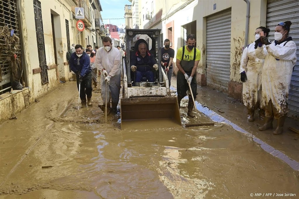 Mogelijk opnieuw veel regen in overstromingsgebieden Spanje 